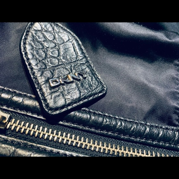 DKNY Nylon Black Messenger Bag - Picture 3 of 4